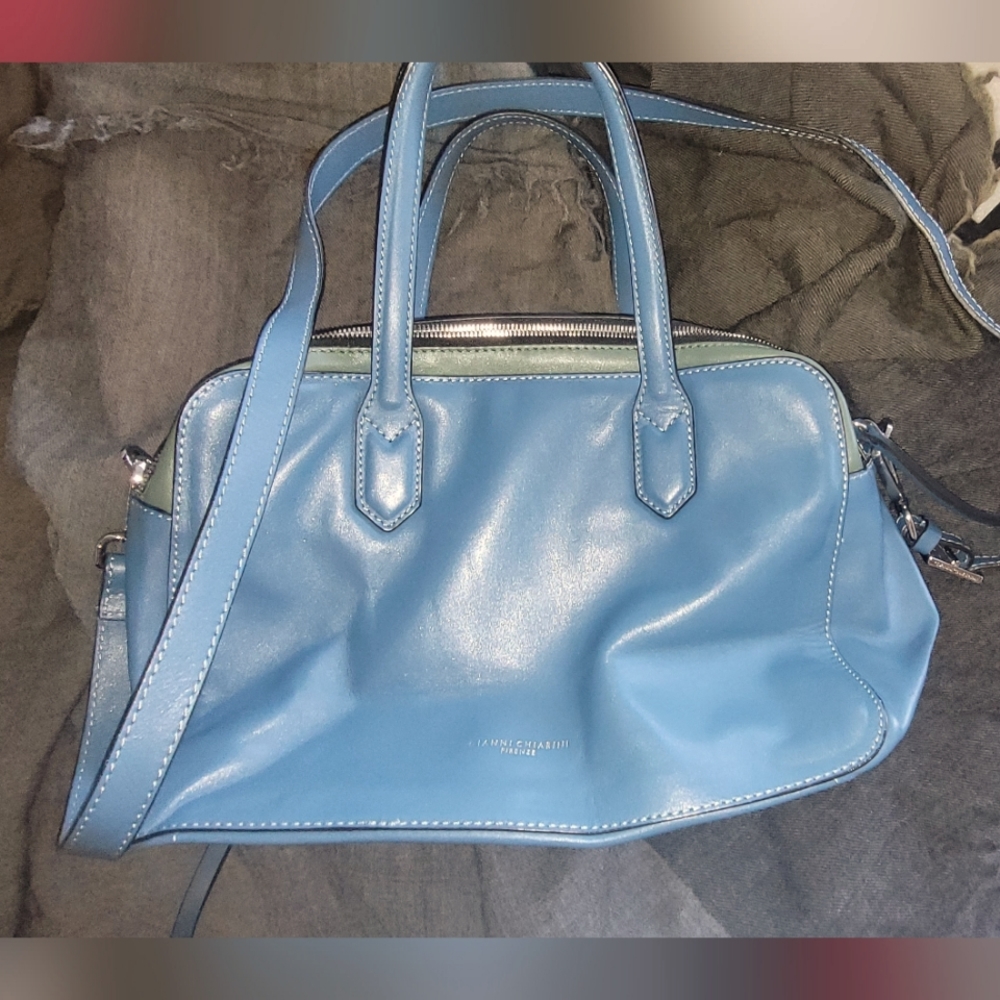 Gianni Chiarini blue handbag